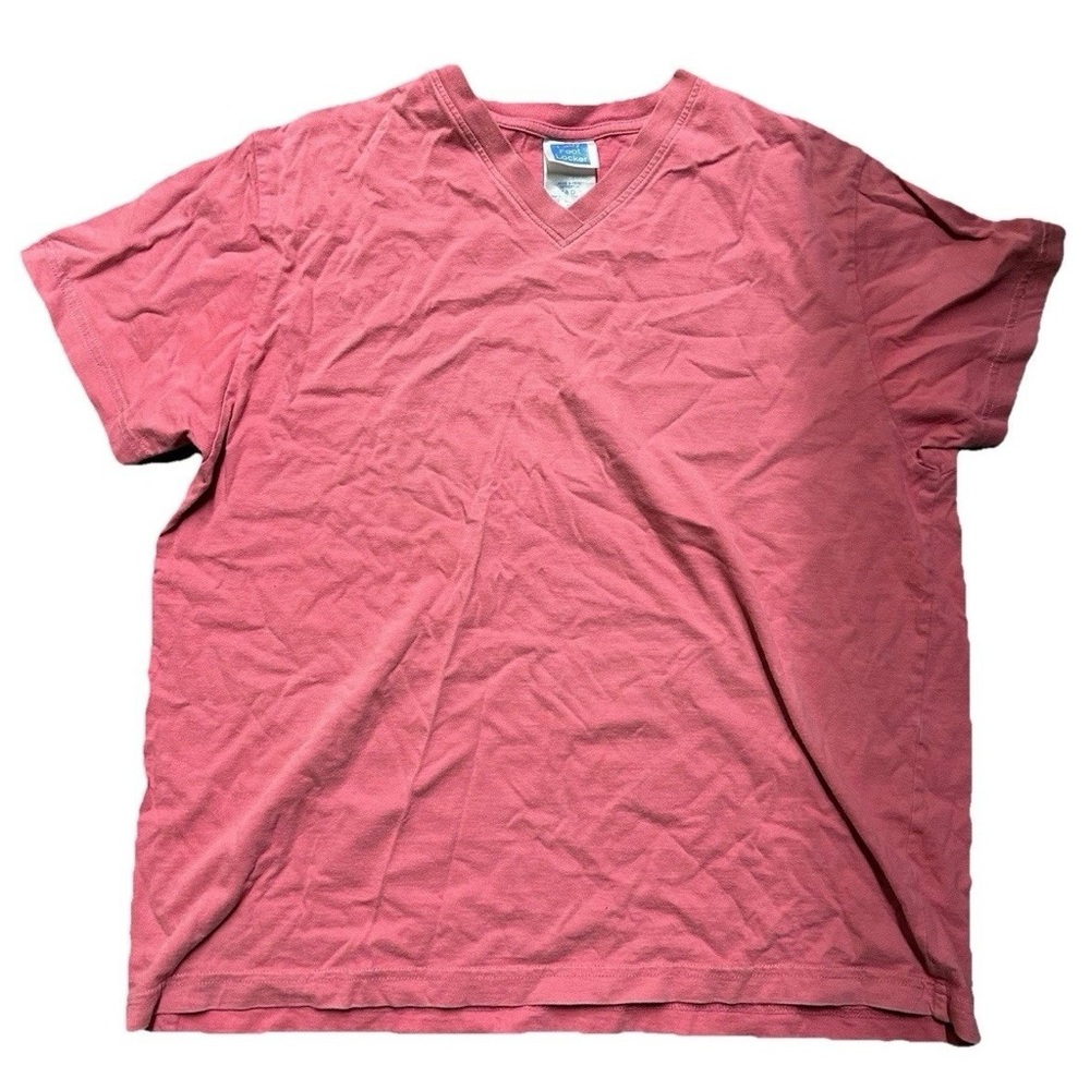 Women's V-Neck Cotton Tee - Dusty Rose